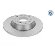 MEYLE 115 523 0025/PD - Jeu de 2 disques de frein arrière