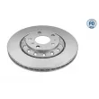 MEYLE 115 523 0033/PD - Jeu de 2 disques de frein arrière