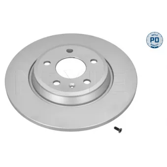 Jeu de 2 disques de frein arrière MEYLE 115 523 0042/PD