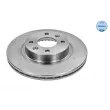 MEYLE 16-15 521 0010 - Jeu de 2 disques de frein avant
