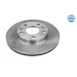 Jeu de 2 disques de frein avant MEYLE [16-15 521 0028]