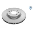 Jeu de 2 disques de frein avant MEYLE [16-15 521 0034/PD]