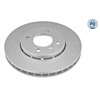 Jeu de 2 disques de frein avant MEYLE 183 521 0006/PD