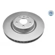Jeu de 2 disques de frein avant MEYLE [183 521 0067/PD]