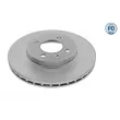 MEYLE 183 521 1006/PD - Jeu de 2 disques de frein avant