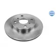 Jeu de 2 disques de frein avant MEYLE [30-15 521 0002]