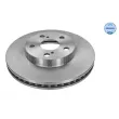 Jeu de 2 disques de frein avant MEYLE [30-15 521 0109]
