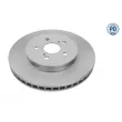 Jeu de 2 disques de frein avant MEYLE [30-15 521 0122/PD]