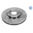 Jeu de 2 disques de frein avant MEYLE [31-15 521 0051]