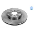 Jeu de 2 disques de frein avant MEYLE [31-15 521 0052]