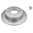 Jeu de 2 disques de frein arrière MEYLE [31-15 523 0051/PD]
