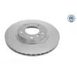 Jeu de 2 disques de frein avant MEYLE [315 521 0021/PD]