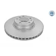 MEYLE 315 521 0025/PD - Jeu de 2 disques de frein avant