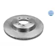 Jeu de 2 disques de frein avant MEYLE [315 521 3029]