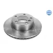 Jeu de 2 disques de frein avant MEYLE [315 521 3062]