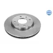 Jeu de 2 disques de frein avant MEYLE [32-15 521 0023]