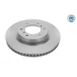 Jeu de 2 disques de frein avant MEYLE [32-15 521 0027/PD]