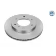 Jeu de 2 disques de frein avant MEYLE [32-15 521 0029/PD]