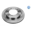 Jeu de 2 disques de frein avant MEYLE [33-15 521 0003]