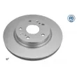 Jeu de 2 disques de frein avant MEYLE [33-15 521 0019/PD]