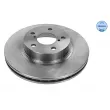 Jeu de 2 disques de frein avant MEYLE [34-15 521 0002]