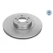 MEYLE 34-15 521 0014/PD - Jeu de 2 disques de frein avant