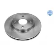 Jeu de 2 disques de frein avant MEYLE [35-15 521 0016]