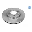 Jeu de 2 disques de frein avant MEYLE [35-15 521 0026]