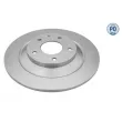 Jeu de 2 disques de frein arrière MEYLE [35-15 523 0017/PD]