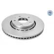Jeu de 2 disques de frein avant MEYLE [35-83 521 0044/PD]