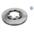 Jeu de 2 disques de frein avant MEYLE [36-15 521 0009]
