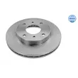 Jeu de 2 disques de frein avant MEYLE [36-15 521 0014]