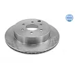MEYLE 36-15 523 0053 - Jeu de 2 disques de frein arrière