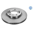 Jeu de 2 disques de frein avant MEYLE [37-15 521 0039]
