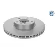 MEYLE 383 521 0004/PD - Jeu de 2 disques de frein avant