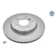 Jeu de 2 disques de frein avant MEYLE [383 521 0051/PD]