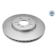 Jeu de 2 disques de frein avant MEYLE [383 521 0052/PD]