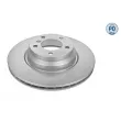 Jeu de 2 disques de frein avant MEYLE [383 521 3064/PD]