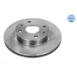Jeu de 2 disques de frein avant MEYLE [39-15 521 0004]