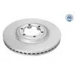Jeu de 2 disques de frein avant MEYLE [42-15 521 0003/PD]