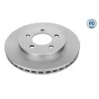 MEYLE 44-15 521 0015/PD - Jeu de 2 disques de frein avant