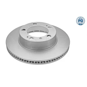 Jeu de 2 disques de frein avant MEYLE 483 521 0001/PD pour PORSCHE BOXSTER 2.7 - 211cv