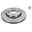 Jeu de 2 disques de frein avant MEYLE [515 521 5019]