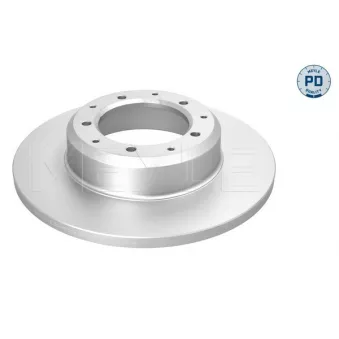 Jeu de 2 disques de frein arrière MEYLE OEM SDB100980