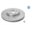 Jeu de 2 disques de frein avant MEYLE [53-83 521 0019/PD]