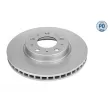 MEYLE 583 521 5012/PD - Jeu de 2 disques de frein avant