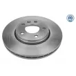 Jeu de 2 disques de frein avant MEYLE [615 521 0014/PD]