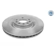 MEYLE 615 521 0016/PD - Jeu de 2 disques de frein avant