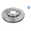 MEYLE 615 521 6017 - Jeu de 2 disques de frein avant