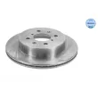 MEYLE 615 521 6039 - Jeu de 2 disques de frein avant